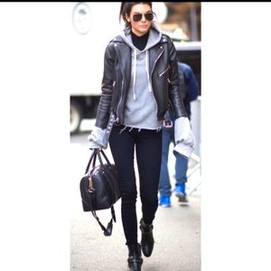 Vegan Leather Motorcycle Jacket